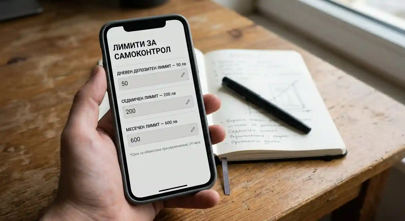 Настройка на депозитен лимит в потребителски профил на лицензиран български оператор